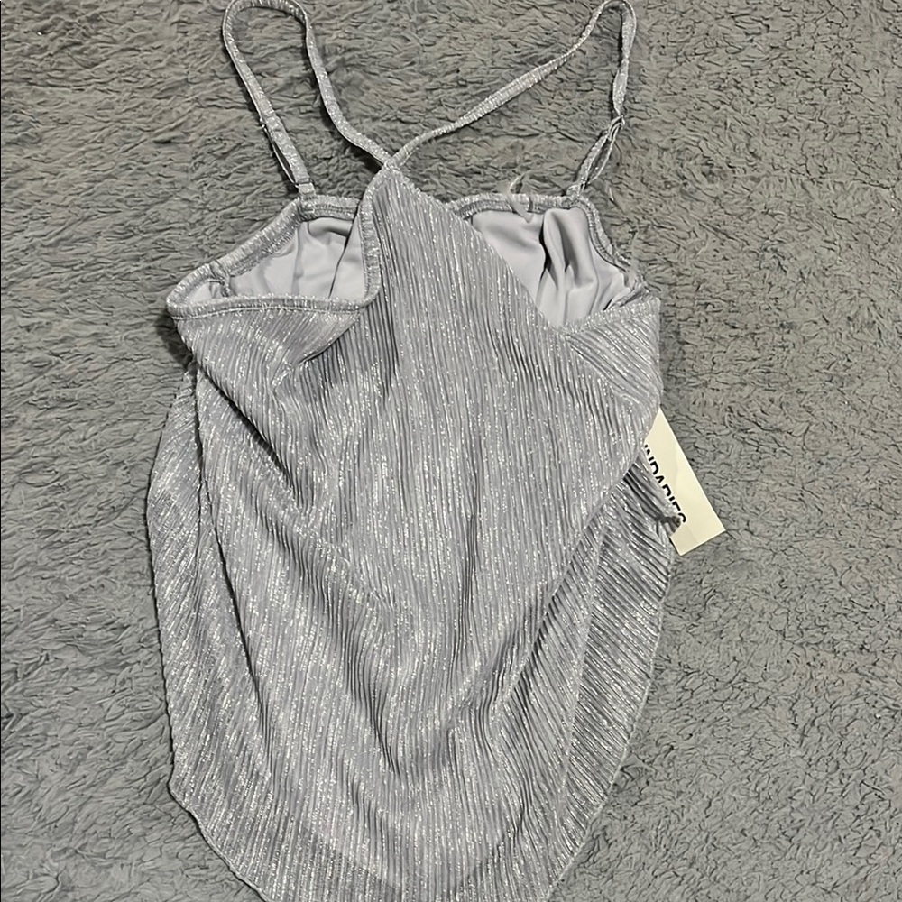 Silver Women's Top